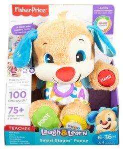 Fisher Price Fisher-Price Leerplezier Eerste Woorden Puppy -Knuffels 1743597