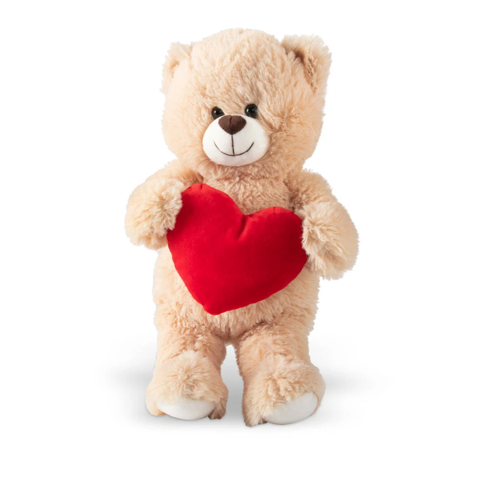 No Brand Beer Met Hart Knuffel - 30 Cm 3 No Brand Beer Met Hart Knuffel - 30 Cm - Afbeelding 3