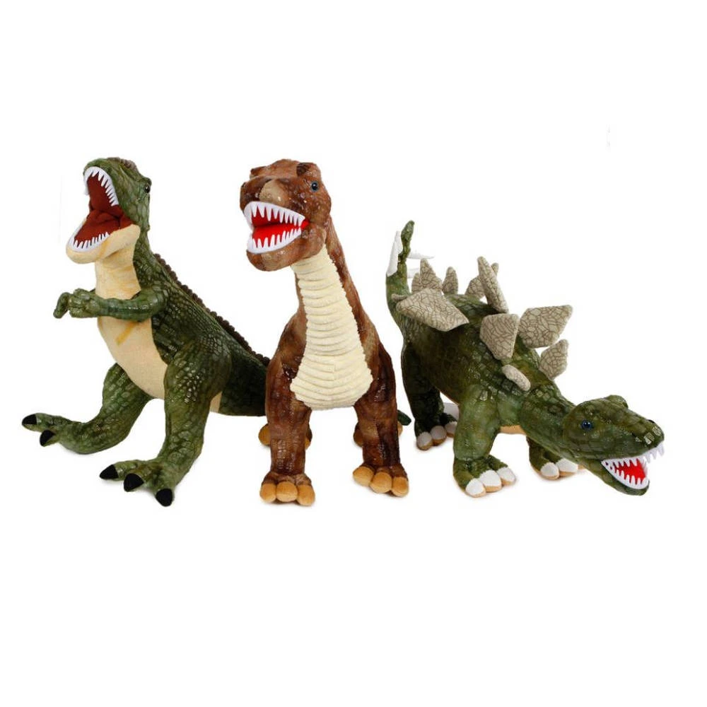No Brand Dinoworld Pluche Dinosaurus 1 No Brand Dinoworld Pluche Dinosaurus