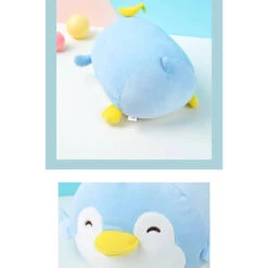 Miniso Pluchen Liggende Pinguïn Met Banaan - Blauw -Knuffels 1993840 f295aedc