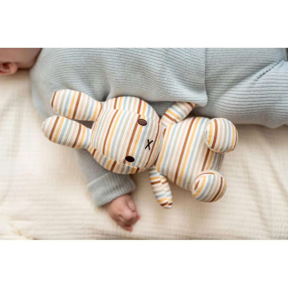 Nijntje X Little Dutch Vintage Sunny Stripes All Over Knuffel - 25 Cm 2 Nijntje X Little Dutch Vintage Sunny Stripes All Over Knuffel - 25 Cm - Afbeelding 2