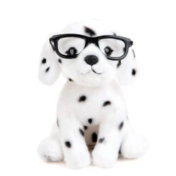 No Brand Studio Pets Spot Knuffelhond Met Bril - 16 Cm