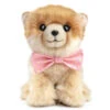 No Brand Studio Pets PomPom Knuffelhond Met Strik - 23 Cm