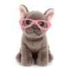 No Brand Studio Pets Shady Knuffelhond Met Bril - 16 Cm